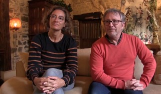 Virginie et Laurent au manoir de Cahan